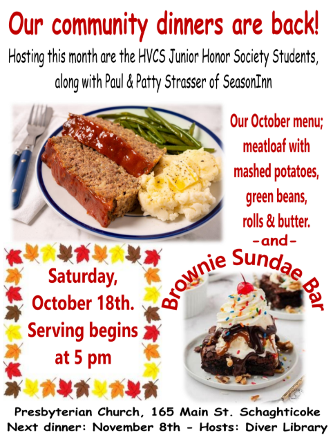 NJHS Community Dinners Are Back!