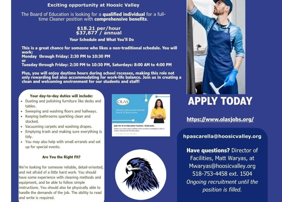 Join Our Team as a Cleaner!