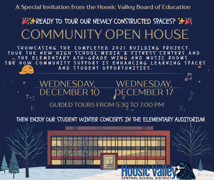 A Special Invitation from the Hoosic Valley B.O.E